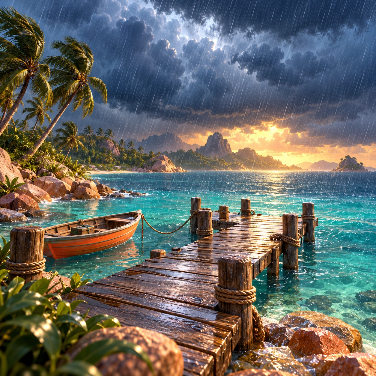 Palm-Squall Crossing environment illustration